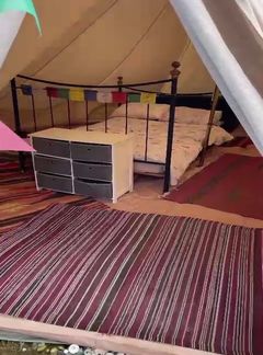 Tents with 4 comfortable beds
